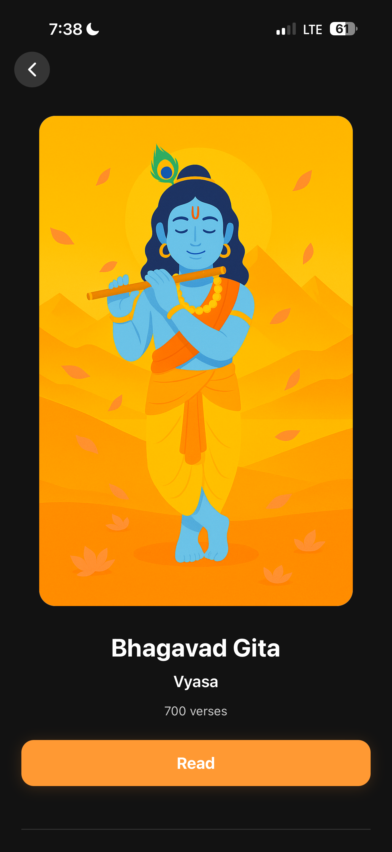 Ancient Scriptures in Satyam app